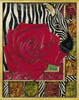 zebra and the rose